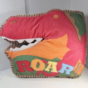 Target Circo Kids pillow T-rex Dinosaur dino Roar & Stomp red Throw Accent
